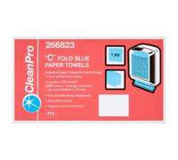 CleanPro 'C' Fold Blue Paper Towels x Case of 1