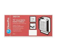 CleanPro 'C' Fold White Paper Towels | Case of 1