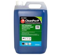 CleanPro+ Detergent Disinfectant H2 Concentrate 5 Litres x 2