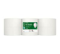 CleanPro Mini Jumbo White 2 Ply 6 Toilet Rolls x Case of 1