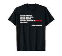 "Cleanse Them In Atomic Fire" Nuclear Gandhi Meme Quote T-Shirt