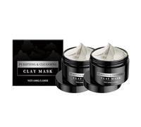 Cleansing Kaolin Face Mask, Blackhead Remover and Oil Control for Sensitive/Oily/Dry Skin, Deep Clay Face Mask with Bentonite, Detox Exfoliating and Pore Cleanser