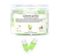 Cleansing Oil for Face, 30 Pcs Mini Moisturizing Travel Size Camellia Seed Cleaning Oils, Makeup Remover Oils, Gentle Deep Cleansing Oil for All Skin Types