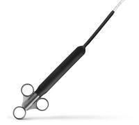 Cleanstream Smooth Deep Shot Lubricant Launcher, One Hand Use, Smooth Tube for Easy Inserting, Syringe, Toy Friendly, Cap Included to Prevent Leakage, 8.5 Inches, Unscented, Black, 1 Count