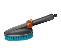 Cleansystem Hand-Held Brush M hard: Scrubber with hose connection, for smaller, non-sensitive surfaces. Practical one-handed operation, with
