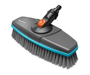 Cleansystem soft, long-handled brush: Brush for cleaning sensitive surfaces, soft bristles, swivelling, for connection to Cleansystem handle, ideal