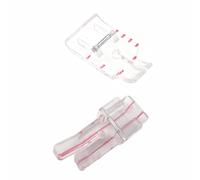 Clear 1/4" Patwork Sewing Machine Quilting Presser Foot, Compatible with Singer, Compatible with Brother, Compatible with Janome Low Shank Sewing Machine (2 Pack)