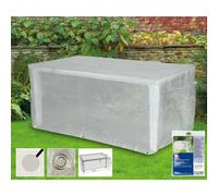 Clear 180x100x75cm Outdoor Table Cover - Waterproof Furniture Protector