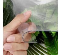 Clear 2mm Thick PVC Home Hardwood Floor Protector Pad,Waterproof Rectangle Chairmat Plastic for Entrance Study Wooden Floors Office Chair Mats