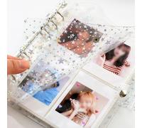 (clear 3inch) Album Card Holder Card Stock Binders Albums Photocard Holder Transparent Star Album Photo Album