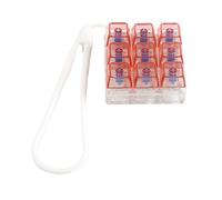 Clear 9 Keycaps Toy Switch Tester Keychain Tactile Feedback for Anxiety and Travel Toy Key Caps Stress Relief