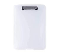 Clear - A4 Plastic Compact Clipboard Paper Storage Box File Durable Waterproof Clipboard File Home, Office and Hospital Use.