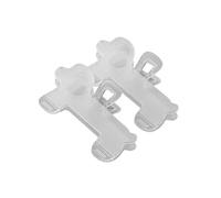 Clear ABS Note Paper Clamp Bookmarks Book Page Clips Scrapbooking Clip for Novel Book Journal Planner Notebook Funny Pet Shaped Clamps