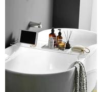 Clear Acrylic Bathtub Caddy Tray - 39.4" Spa nizer for Soap Phone Towel Candle - Perfect Relaxation Accessory for Home Bathing Enjoyment