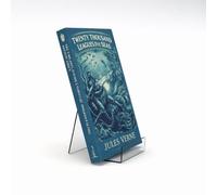 Clear Acrylic Book Display Stand with Lip - 75mm Wide Book Easel Holder for Books, Menus, Brochures & Postcards - Angled Countertop Display (Small (100mm))