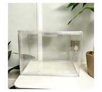 Clear Acrylic Boxes for Hobby Crafts Display, Visible Bins with Magnetic Door, Stackable Plastic Showcase for Books Handbag Cosmetic(2pc,14x 5.5 x 11in(36x14x28cm))