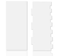 Clear Acrylic Cake Scraper Cake Smoother Icing Frosting Buttercream Smoother Scraper for Kitchen Cooking Baking Tool Stripes Edge Side for Cream Cakes Decoration 2 Styles(11.8 Inch,9.45Inch)