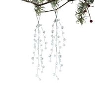 Clear Acrylic Christmas Pendant - Clear Acrylic Christmas Pendants 2 Pieces Tree Pendants, Water Droplets Home Decor, Christmas Ornaments in Ice