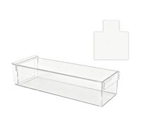 Clear Acrylic Dessert Baking Mold, Rectangular Cake Shaping Pan with Lid for Tiramisu Cheesecake, Kitchen Prep, Home Bakers Dessert Mold Mousse Form Pastry Shaper Baking Tray Chilled Sweets Kitchen