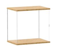 Clear Acrylic Display Case Countertop Organizer Dustproof Collectibles 32x12x22.5 cm