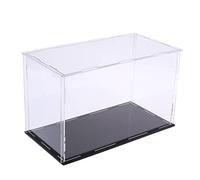 Clear Acrylic Display Case for Dolls Miniature Figurines,30*10*15CM | Acrylic material,dustproof,stackable,easy assembly,versatile for figurines,collectibles,jewelry,cosmetics