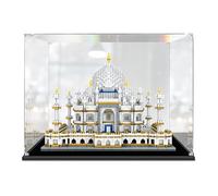 Clear Acrylic Display Case for Lego 21056 Taj Mahal Indian Architecture Dustproof Display Case Compatible with Lego 21056 (Lego Model Not Included)(3mm)