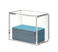Clear Acrylic Display Case - Magnetic Protective Box for Booster Boxes - Dustproof Storage Container - For Cards, Figures, Perfume, Collectors, Study, Living Room, Bedroom, Office, Museum