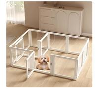 Clear Acrylic Dog Playpen, Portable & Durable Pet Fence for Indoor Use, Home, Stairs, Fireplace Barrier