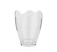 BarCraft Wine Cooler Bucket, 1 Bottle Design with Wavy Edge, Plastic, 3 Litres