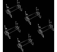 Clear Acrylic Drum Stick Display Holder Pack of 5, Freestanding Drumstick/Lightsabers Organizer Display Shelf, Drumsticks Stands for Collection/Home Decor/Music Store(W 15 cm(5.9 in))