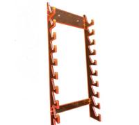 Clear Acrylic Drum Stick Holder for 10 Pairs of Drum Hammer, Universal Drumstick Display Stand, Collector Drumstick Rack, Concert Memorabilia(Orange)