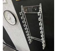 Clear Acrylic Drumstick Display Shelf for Wall, Commercial Transparent Drum Stick Display Holder, Wall Mounted 10 Tiers Drumsticks Stand for Wands and Lightsabers Collection