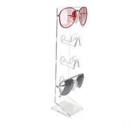 Clear Acrylic Eyeglasses Stand 2-Tier for Sunglasses