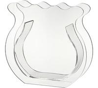 " Clear Acrylic Fish Tank Vase Modern Small Desktop Aquarium For Home Dorm Room Durable Thickened Design With Smooth Finish" Terracotta Flower Pot (A, One Size)