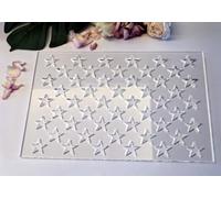 Clear Acrylic Flag Star Layout Template Jig - Precision 1-1/4" Star Alignment Tool for Wooden American Flags (15" x 10.5")