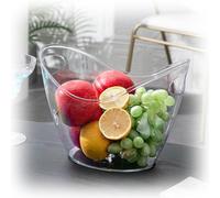 Clear Acrylic Ice Bucket - PET Champagne Wine Bucket, Transparent Beverage Tub for Party Drinks Beer Bottles Bar Home Supplies (4L)