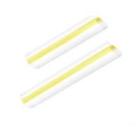 Clear Acrylic Magnifying Ruler 2 Pack 2X Magnification Reading Ruler for Books Bible Newspaper Text Enlarger Lightweight Slim Page Magnifier for Seniors Craft Reading Aid 6.3in & 8.7in