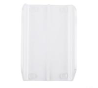 Clear Acrylic Mail Organizer Desk Mail Organizer Acrylic Clear File Holder for Letters Bills Envelopes Business Cards with Thick Acrylic Panels Rounded Corners Non-Slip Base Office Home Organizer(2)