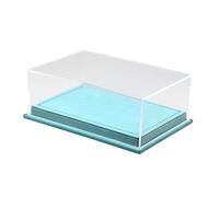 Clear Acrylic Model Car Display Case Storage Box 1/64 Showcase Display Box for Memorabilia Collectibles Gift for Collectors, Green