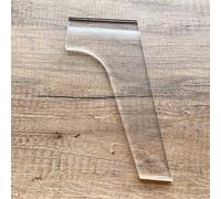 Clear Acrylic Modern Table Leg Router Templates, Laser-Cut Acrylic Woodworking Templates (4'' x 8'')