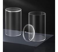 Clear Acrylic Money Box, Savings Jar for Adults Kids, Clear Money Box Acrylic Piggy Bank, Acrylic Money Saving Jar, Transparent Money Bank for Cash and Coins (2)
