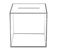 Clear Acrylic Money Box, Unopenable Large Money Bank Transparent Cash Saving Challenge Box