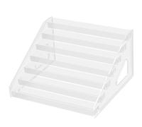 Clear Acrylic Nails Polished Display Rack Nails Polished Storage Solution 5/6/7 Layers Organized Shelf Lipstick Rack