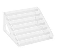 Clear Acrylic Nails Polished Display Rack Nails Polished Storage Solution 5/6/7 Layers Organized Shelf Lipstick Rack