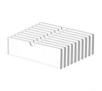 Clear Acrylic Name Plate Holder Built for Reliable Performance in Climate Controlled Office Spaces and Administrative Buildings 5 Pack (10 pieces)