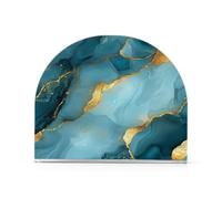 Clear Acrylic Napkin Dispenser 1 Pack Holds 50-60 Napkins Space-Saving Modern Design Luncheon & Cocktail Napkin Holder Home & Kitchen Use Decorative Tabletop Accessory Marble Grey Turquoise