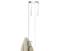Clear Acrylic Over Door Extended Hooks Shower Door Hooks | Non Slip Acrylic Bathroom Hooks - Clear Shrink Shower Glass Hook