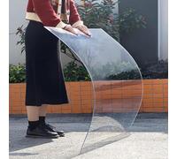 Clear Acrylic Perspex Plastic Sheet Greenhouse Sheet for Replacement | Roofing Sheet 1.2mm Panel Easy to Bend & Cut,UV Resistant Multipurpose Crafting DIY and Greenhouse Canopy Window Awning