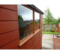 Clear Acrylic Perspex Safety Plastic Replacement Shed Windows - 610mm x 610mm (24 x 24) (3mm Thick) by Perspex