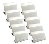 Clear Acrylic Photo Frame 10x15cm L-Type Stand - Double Sided Magnetic Picture Display for Desktop Tabletop Use